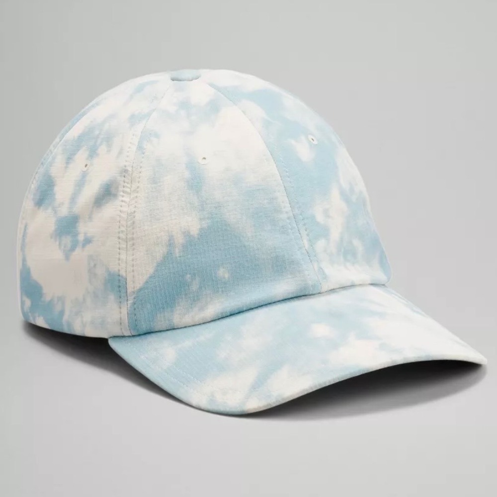 Lululemon Days Shade Ball Cap Ripstop Blue Tie Dye Three15 Studio Hat O/S NWT